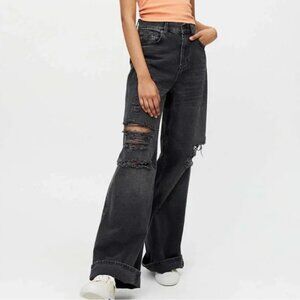 BDG Black Baggy Wide Leg Skater Jeans